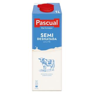 Leche Pascual semidesnatada brik 1L