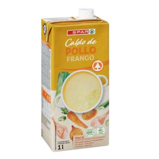 Caldo Spar de pollo con hortalizas brik 1L