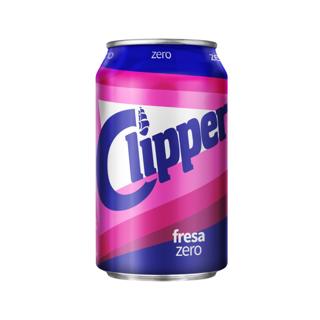 Refresco Clipper fresa zero lata 33cl