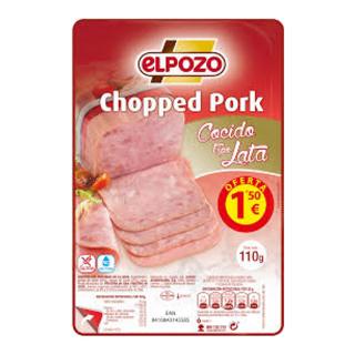 Chopped El Pozo pork lata 110gr ¬1,50