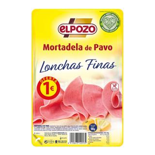 Mortadela El Pozo pavo LFS 90gr