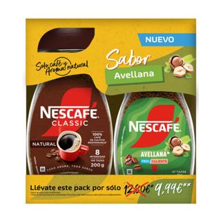 Café Nescafé classic natural 200gr + avellana 95gr