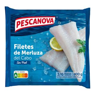 Filetes De Merluza Pescanova sin piel 400gr