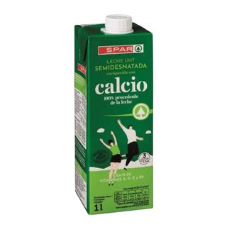 Leche spar semidesnatada calcio brik 1l