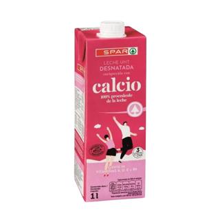 Leche Spar desnatada calcio 100% brik 1l