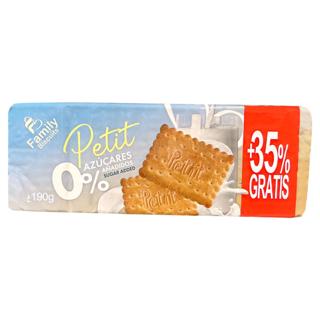 Galleta Family Biscuits Petit 0% azúcares 190gr