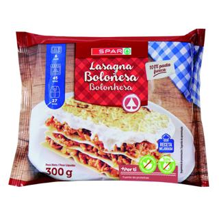 Lasaña Spar boloñesa con bechamel 300gr