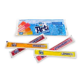 Polos Flash Arti ice pop sabor fresa, frambuesa, naranja y limón 10ud 600ml