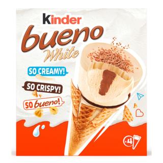 Helado Kinder bueno cono white 4ud