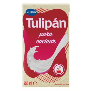 Crema vegetal Tulipán para cocinar alternativa sin gluten sin lactosa 15% 250mll