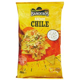Nachos Banderos chile 200gr