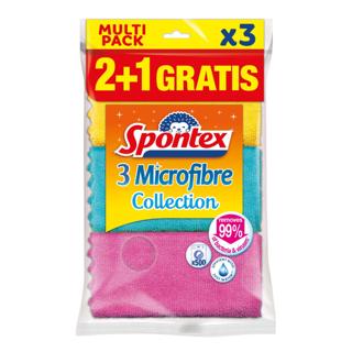 Bayeta Spontex de microfibra collection 3ud