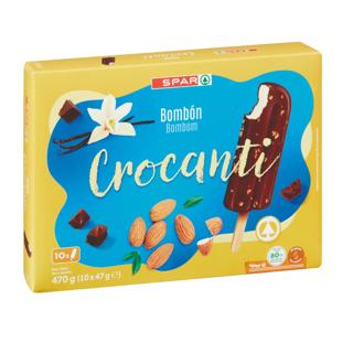 Helado Spar bombón crocanti 10x83ml