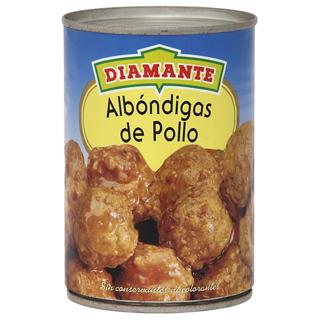 Albóndigas Diamante de pollo lata 400gr