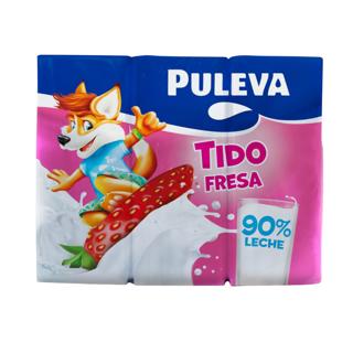 Batido Puleva tido de fresa brick 6x200ml