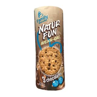 Galleta Family Biscuits avena tres chocolates 425gr