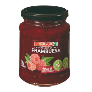 Mermelada Spar extra de frambuesa 350gr