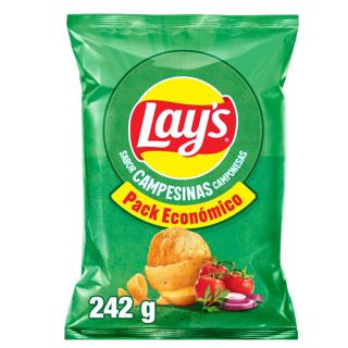 Papas campesinas lays 242gr