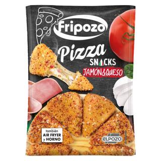 Snack Fripozo sabor pizza de jamón y queso bolsa 250gr