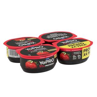 Yopro de proteína sabor fresa 4x120gr