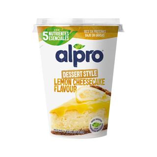 Alpro vegetal de soja sabor tarta de queso con limón big pot 400gr