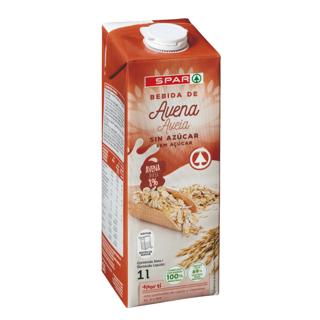Bebida De Avena Spar sin azúcar brik 1L