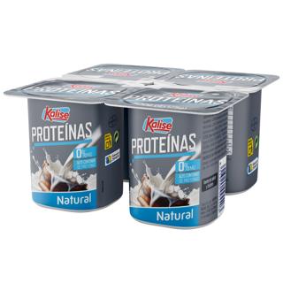 Yogur Kalise de proteínas natural 0% materia grasa 4x125gr