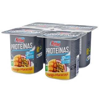 Yogur Kalise de proteínas con mango y maracuyá 0% materia grasa 4x125gr