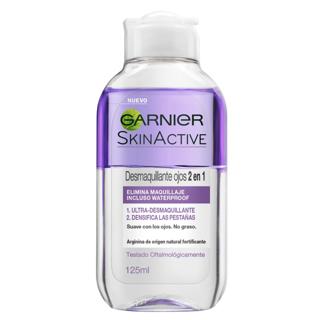 Desmaquillante Garnier de ojos 2 en 1 skin active no graso waterproof 125ml