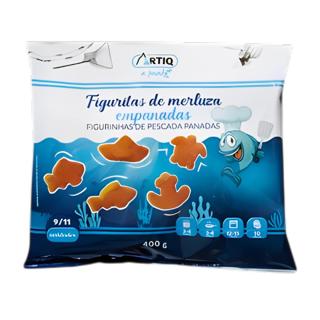 Merluza Artiq empanada figuritas 9-11ud 400gr