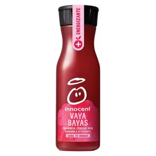 Zumo Innocent plus vaya bayas frambuesa, cerezas, goji, guaraná y vitaminas botella 330ml