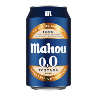 Cerveza Mahou 0´0 tostada lata 33cl