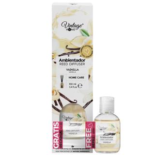 Ambientador Vintage home mikado vainilla + recambio 100ml+50ml