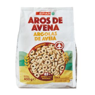 Cereales Spar aros de avena caja 400gr
