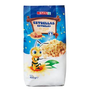 Cereales Spar estrellitas de miel caja 400gr