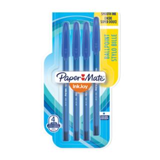 Bolígrafo Paper mate inkjoy azul 4ud