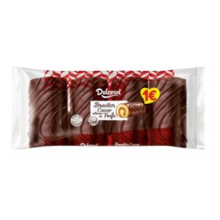 Bracitos Dulcesol de cacao rellenos de trufa 4ud 140gr