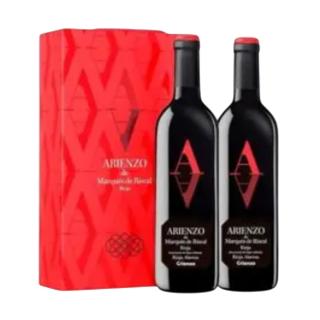 Vino Marques de Arienzo tinto crianza estuche D.O. Rioja 2x75cl