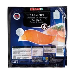 Salmón Spar ahumado noruego 100gr
