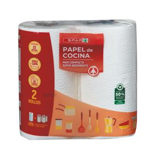 Rollo Papel Spar cocina compacto 2 capas 2ud