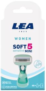 Maquinilla Lea women depilación mini soft 5 hojas 1ud
