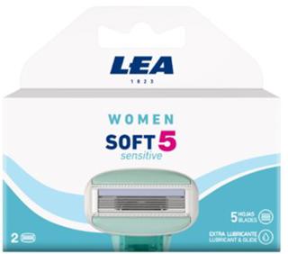 Maquinilla Lea women recambio depilación soft 5 hojas 2ud