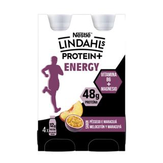 Nestlé Lindahls pro+ energy melocotón-maracuyá 4x160gr