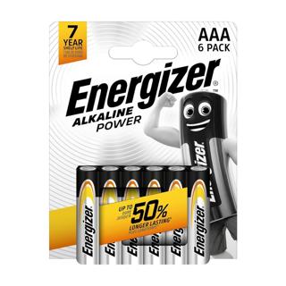Pilas Energizer max alkaline aaa lr03 bp6