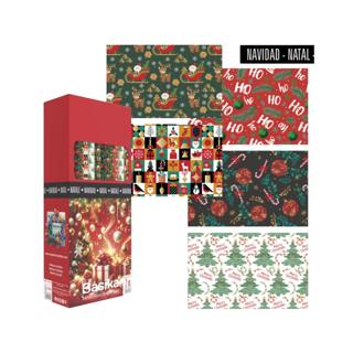 Rollo Básika de regalo de navidad 1 hoja 70x200cm