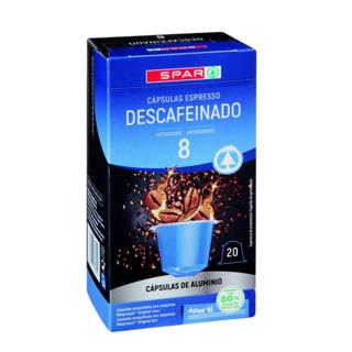 Café Spar descafeinado 20 cápsulas