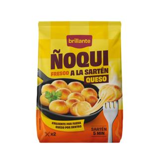 Ñoqui Brillante fresco a la sartén con queso 300gr