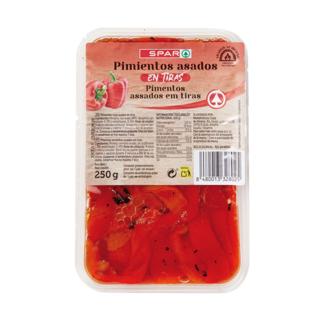 Pimientos Spar asados en tiras tarrina 250gr