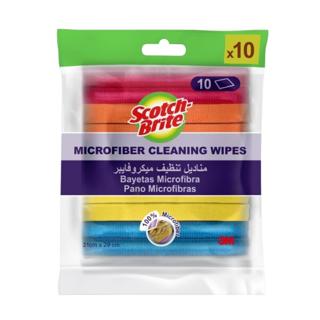 Bayeta Scoth-Brite de microfibra colores paquete 31*29 10ud