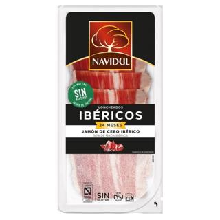 Jamón de cebo Navidul ibérico 50% raza ibérica en lonchas 40gr